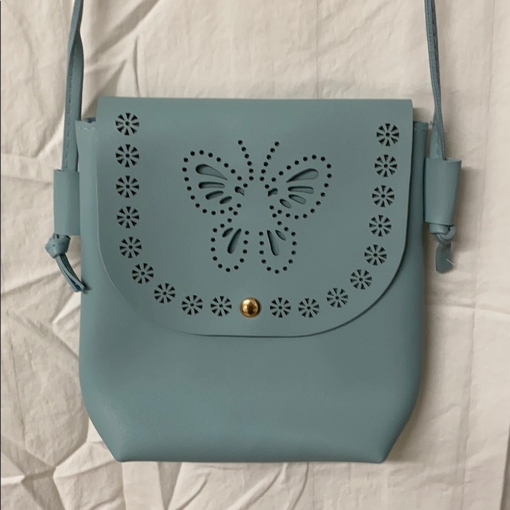 Pale Blue Boho Chic Purse